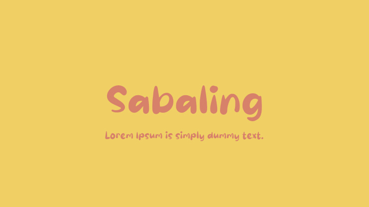 Sabaling Font