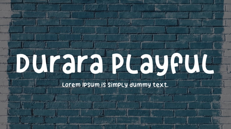 Durara Playful Font