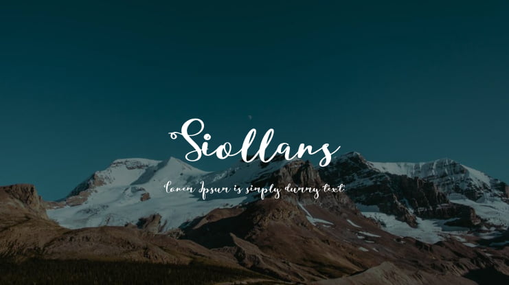 Siollars Font