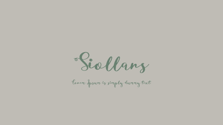 Siollars Font