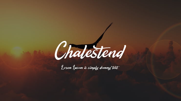 Chalestend Font Family