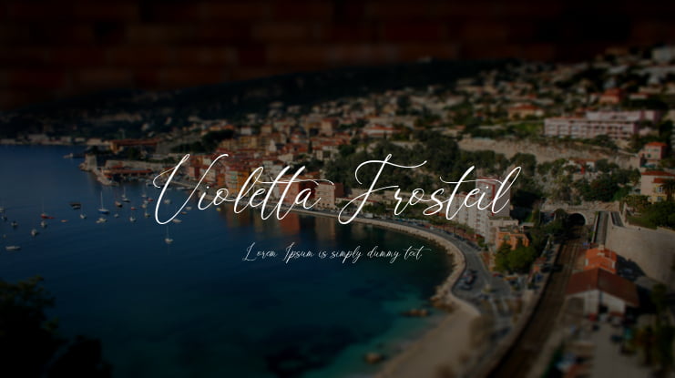 Violetta Frosteil Font Family