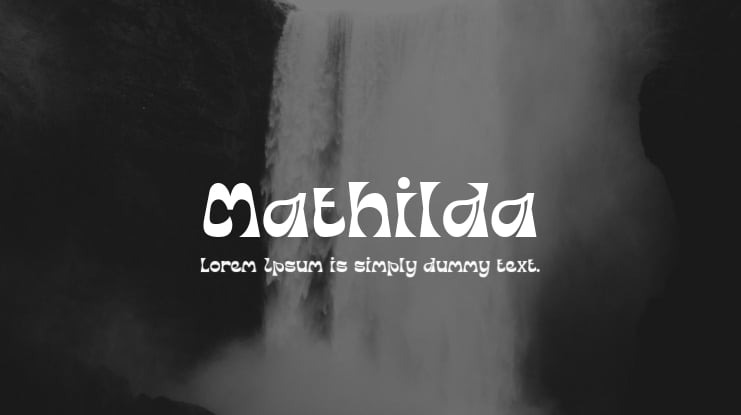 Mathilda Font