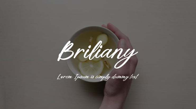 Briliany Font Family