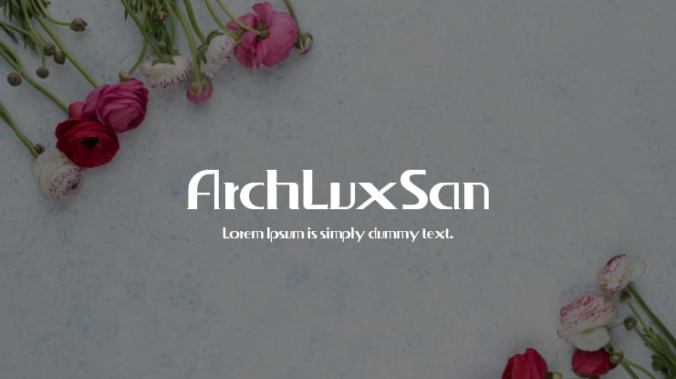 ArchLuxSan Font