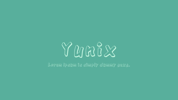 Yunix Font