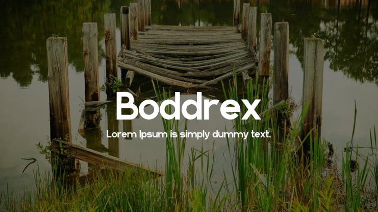 Boddrex Font Family