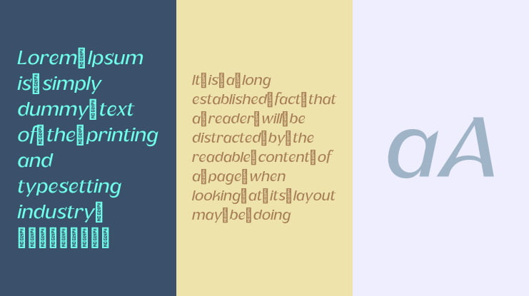 Plenary Font Family