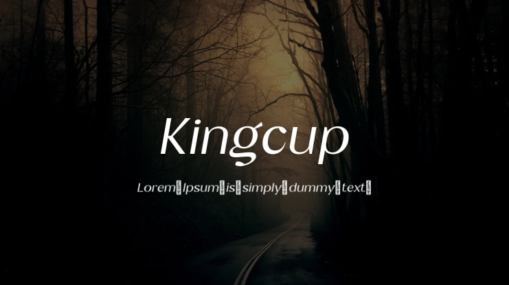 Kingcup Font Family