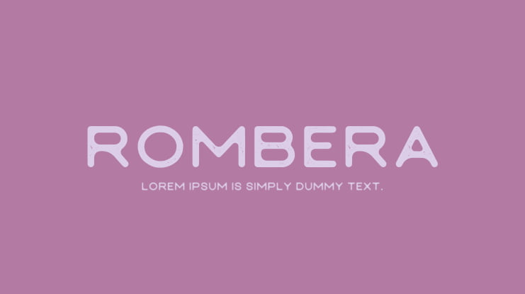 Rombera Font