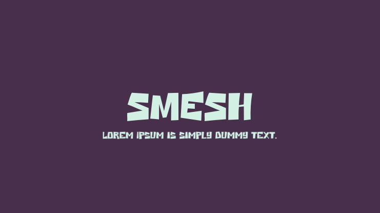 SMESH Font