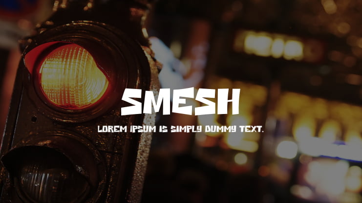 SMESH Font