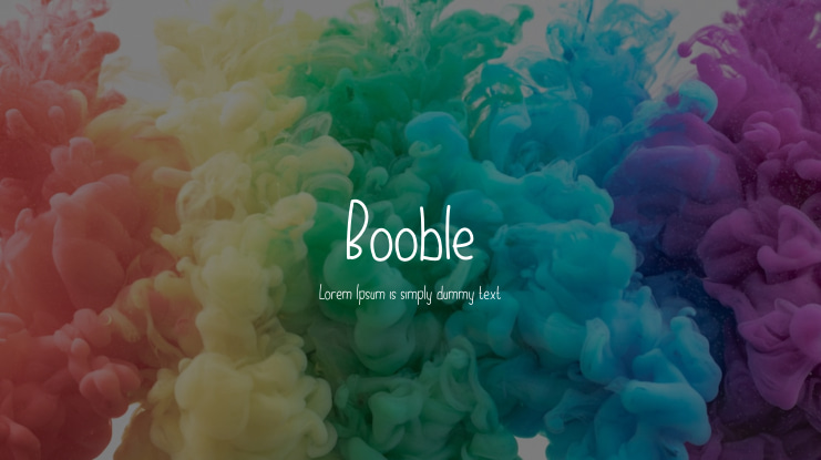 Booble Font