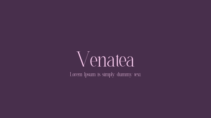 Venatea Font