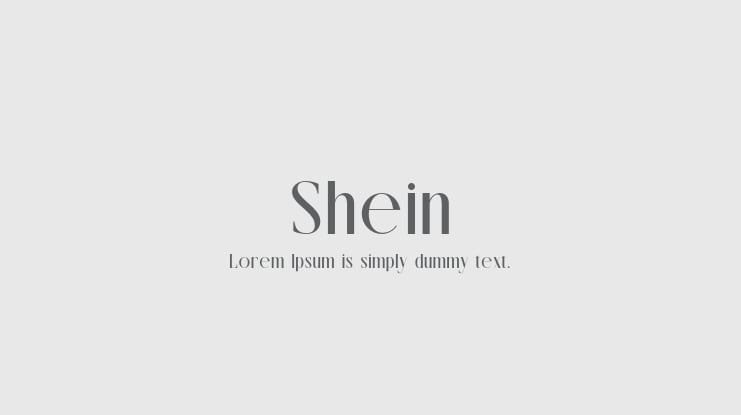 Shein Font