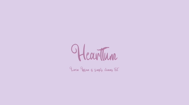 Hearttum Font