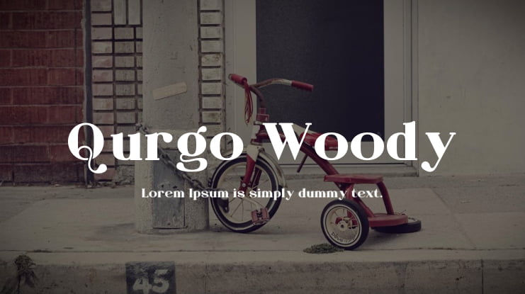 Qurgo Woody Font