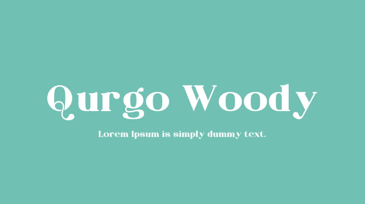 Qurgo Woody Font