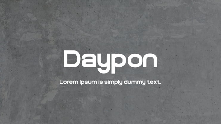 Daypon Font