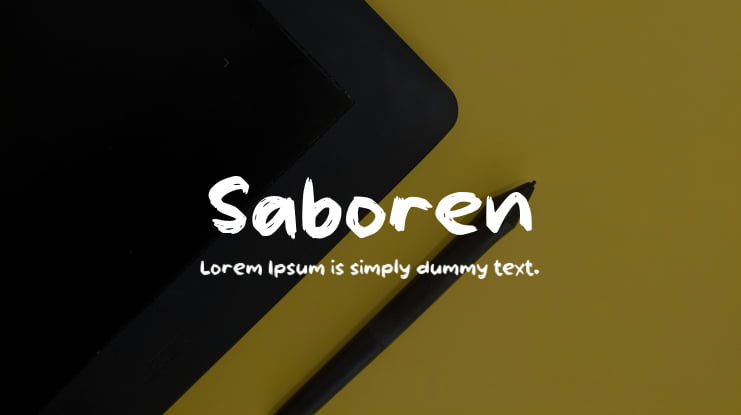 Saboren Font