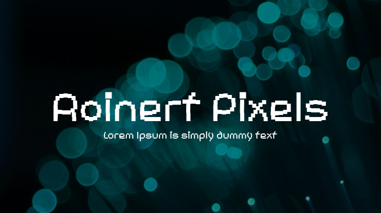 Roinert Pixels Font Family