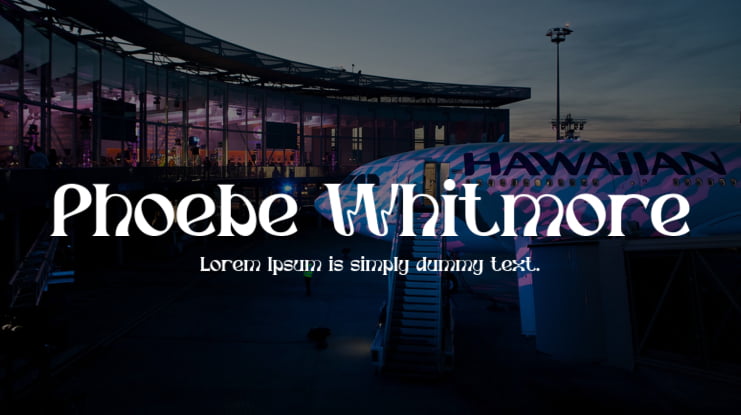 Phoebe Whitmore Font