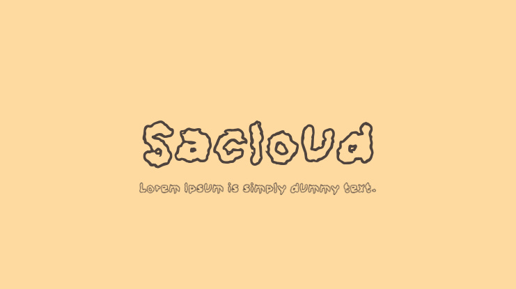 Sacloud Font