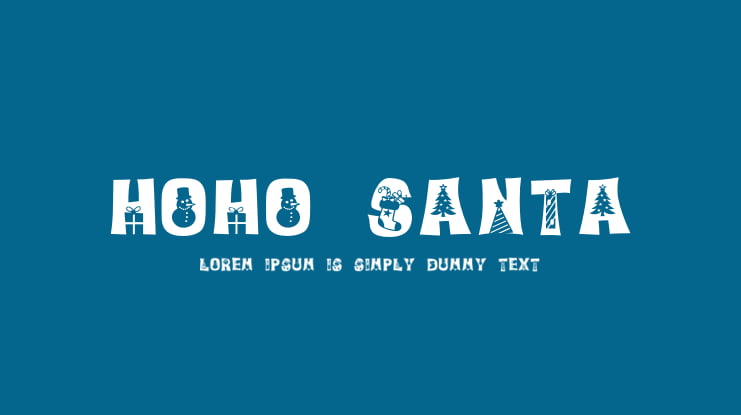 hOHo SANTa Font