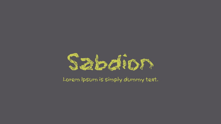 Sabdion Font