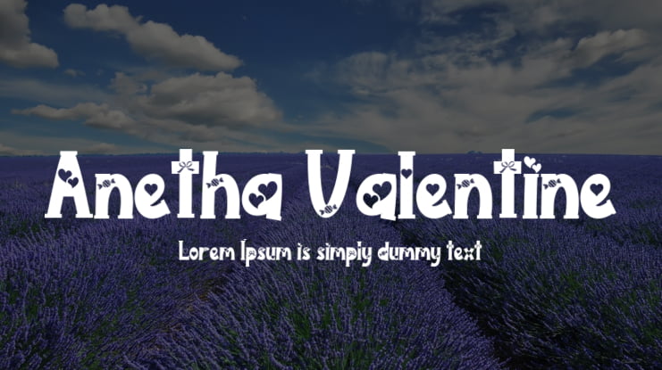 Anetha Valentine Font