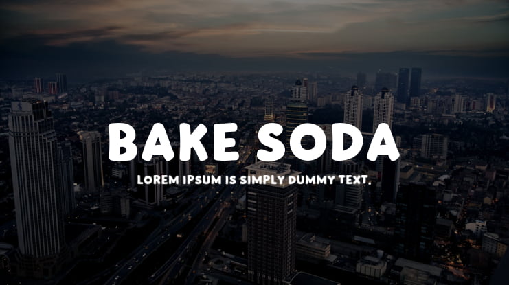 Bake Soda Font