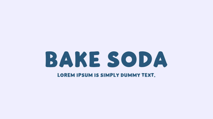 Bake Soda Font