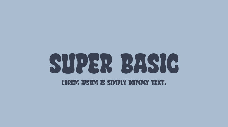 Super Basic Font