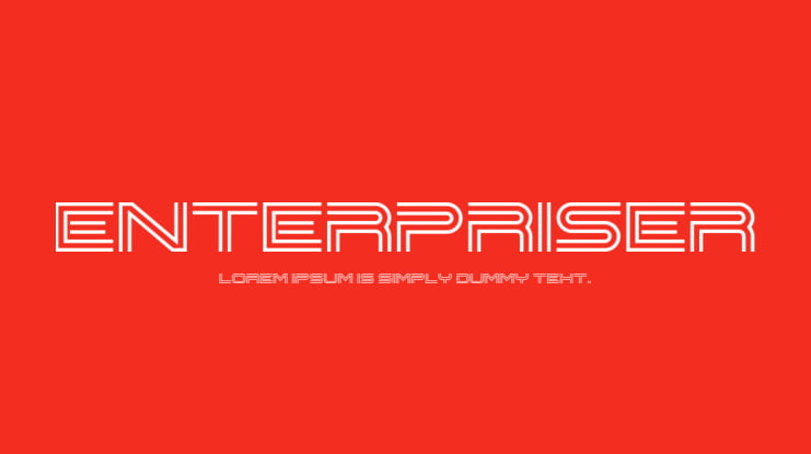 Enterpriser Font