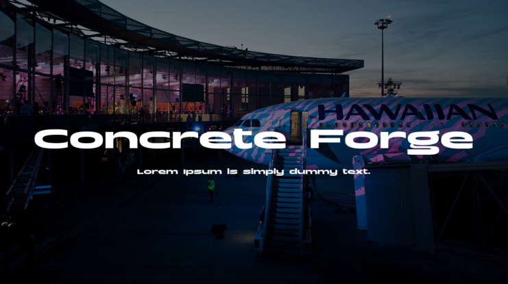 Concrete Forge Font