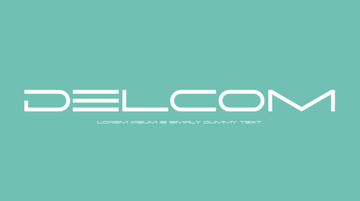 Delcom Font