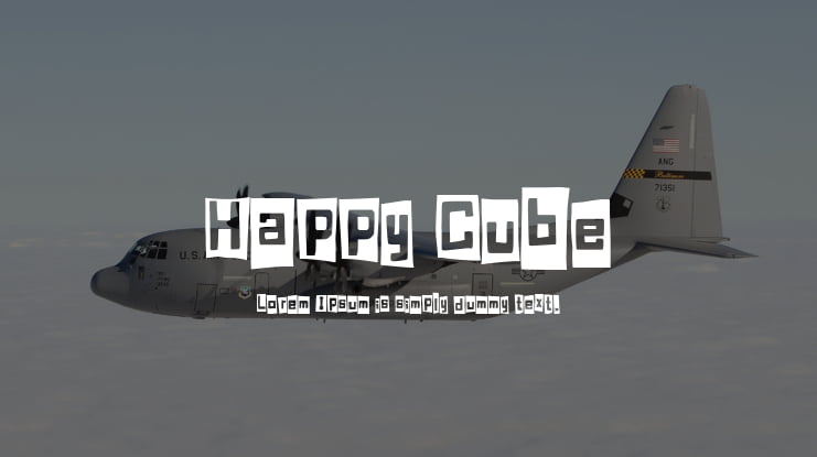 Happy Cube Font