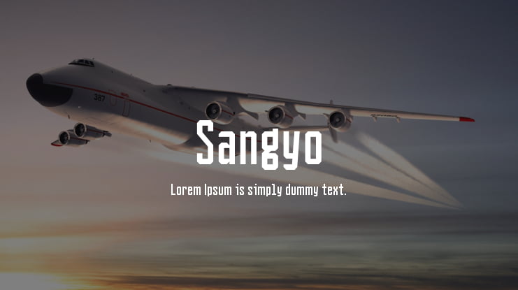 Sangyo Font Family