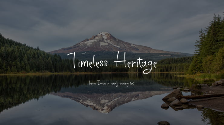 Timeless Heritage Font