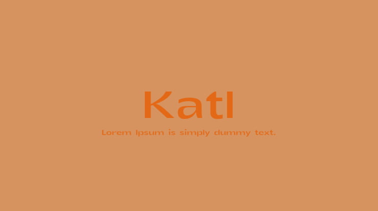 Katl Font