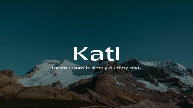 Katl Font