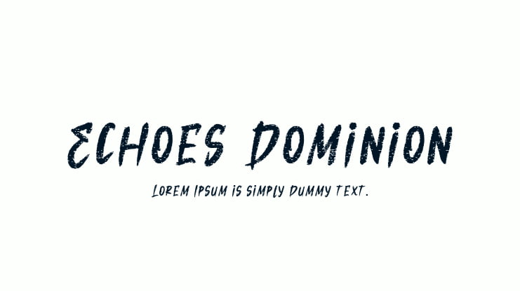 Echoes Dominion Font