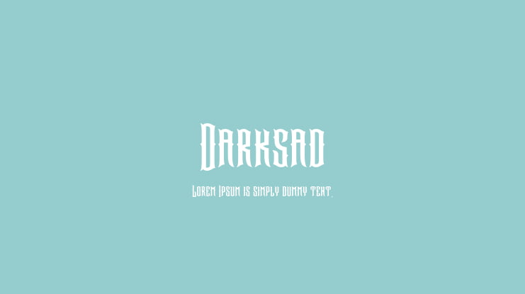 Darksad Font