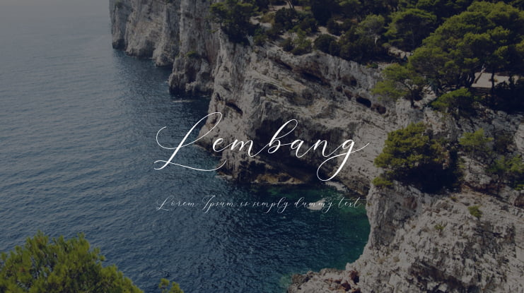 Lembang Font