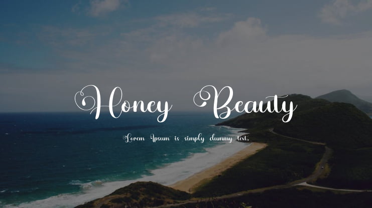 Honey Beauty Font