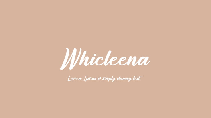 Whicleena Font