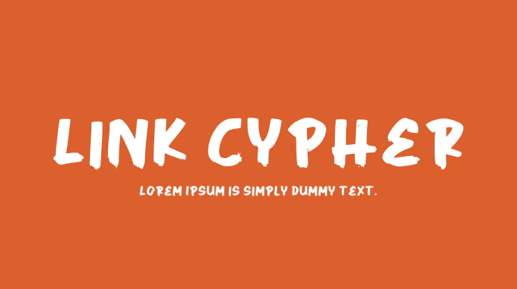 Link Cypher Font