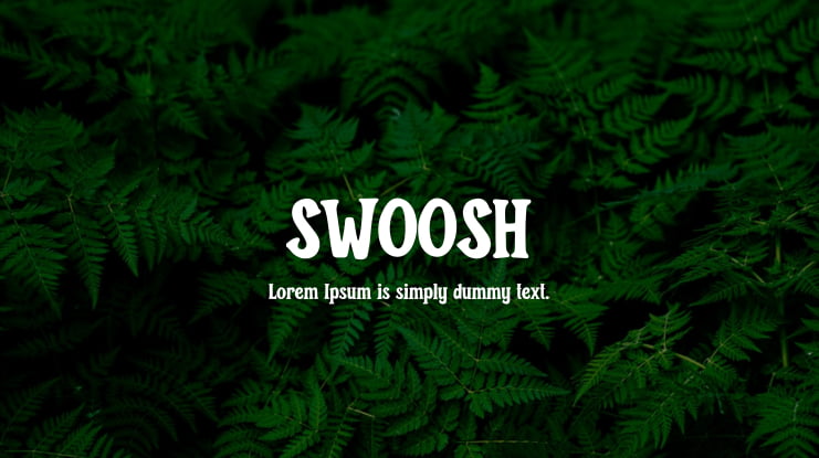 SWOOSH Font