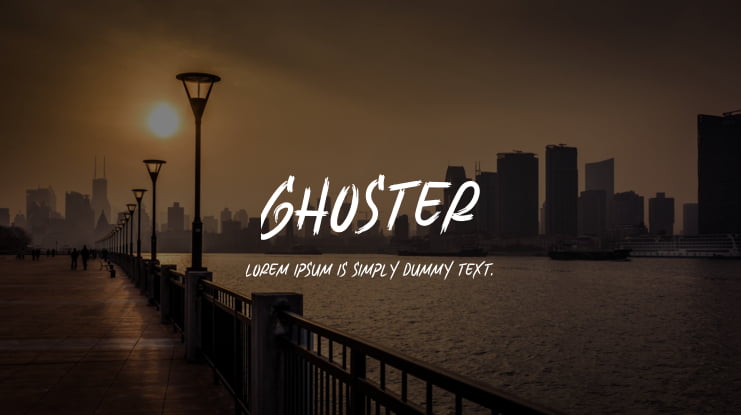 Ghoster Font