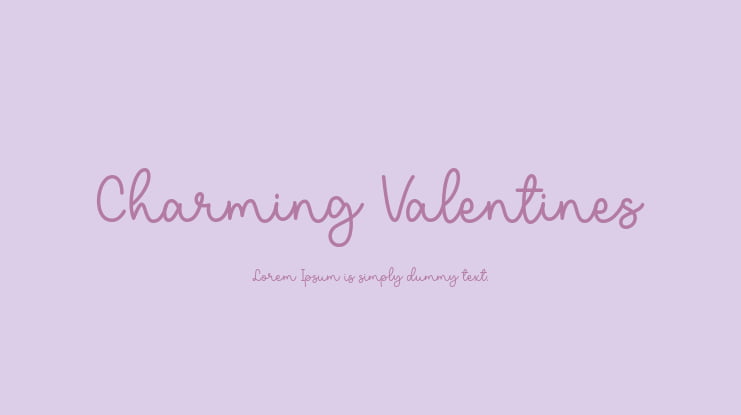 Charming Valentines Font